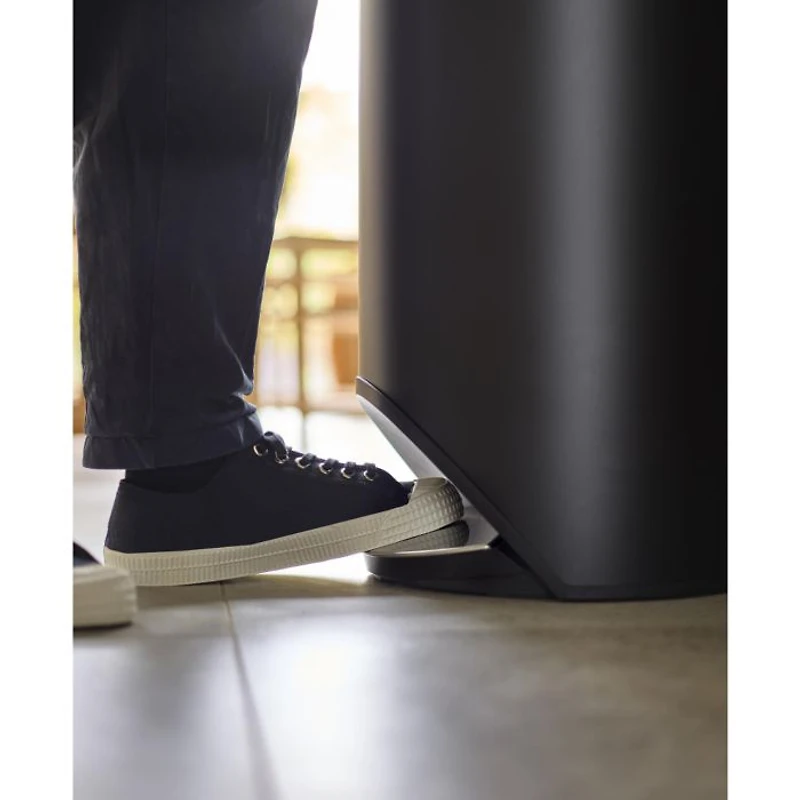 Arc Liter Slimline Pedal Trash Can With Liner Pocket