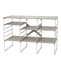 Level Plus Adjustable Shoe Rack, Stores 12 Pairs