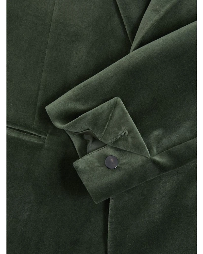 Aspara Peak Velvet Blazer