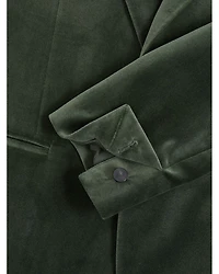 Aspara Peak Velvet Blazer
