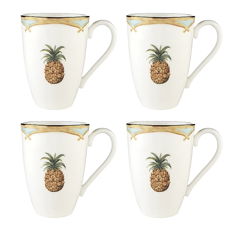 Lenox Colonial Bamboo Mug, Set of 4