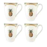Lenox Colonial Bamboo Mug, Set of 4