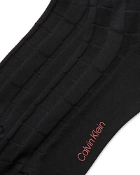 Textured Stripe Dress Crew Socks