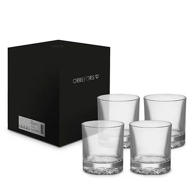Carat Double Old Fashioned Glass, Set of 4