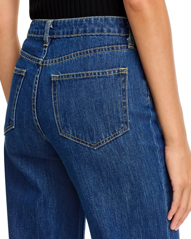 Clayton High Rise Wide Leg Jeans Conway