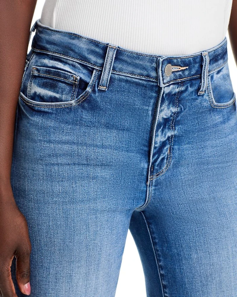Clayton High Rise Wide Leg Jeans Hampton