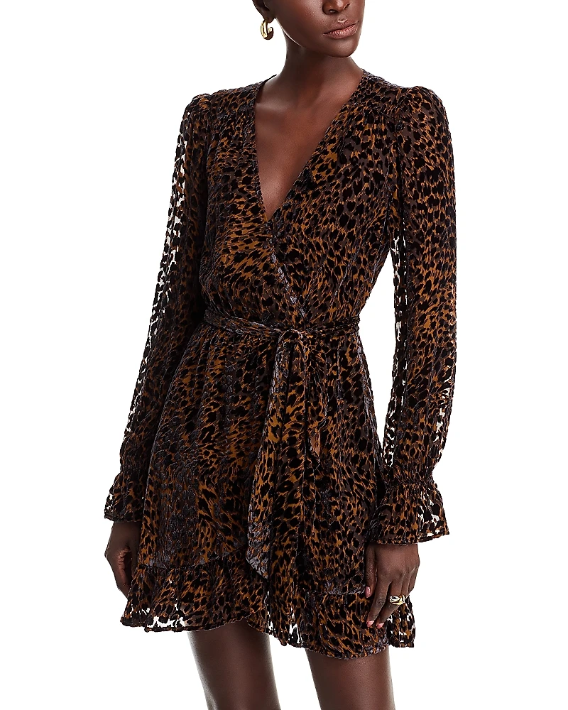 Paige Ysabel Faux Wrap Mini Dress