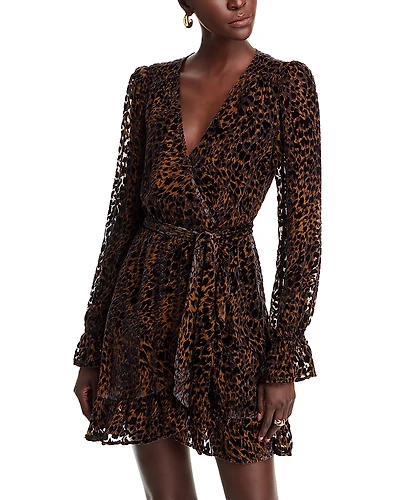 Paige Ysabel Faux Wrap Mini Dress