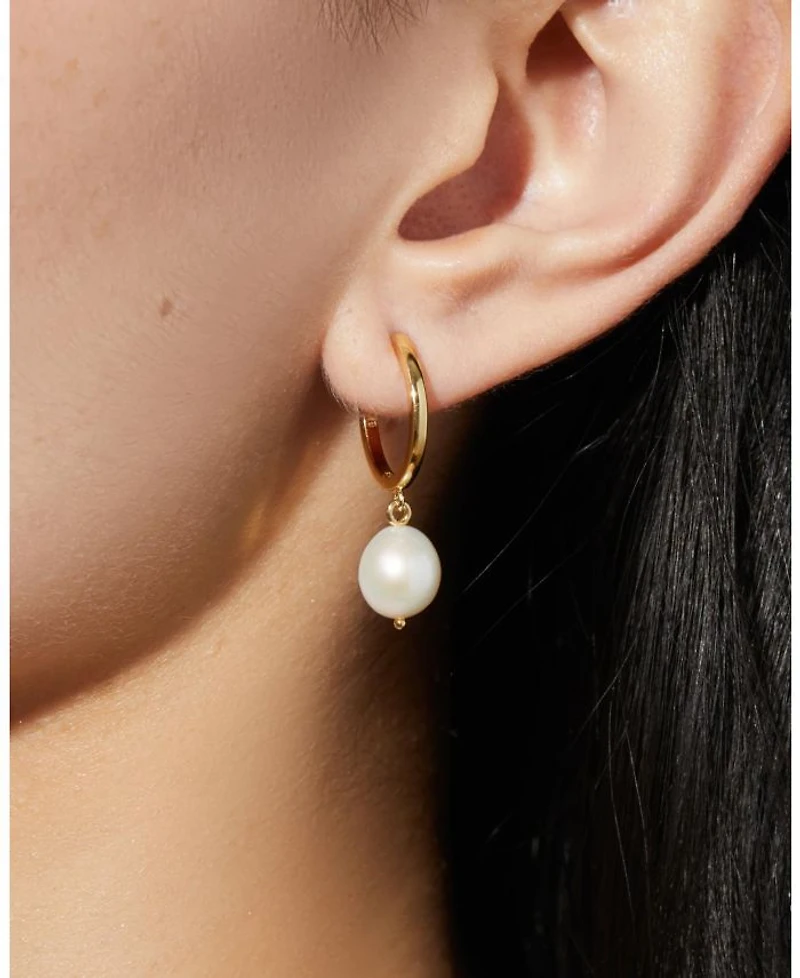 Pearl Hoops - Medium Frida