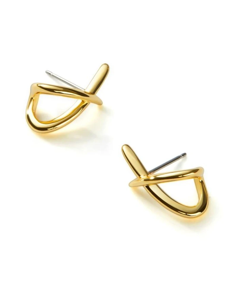 Gold Stud Earrings - Sloane