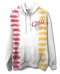 Junk Food Clothing Unisex Nfl Kansas City Chiefs Stitch Tie Dye Hoodie
