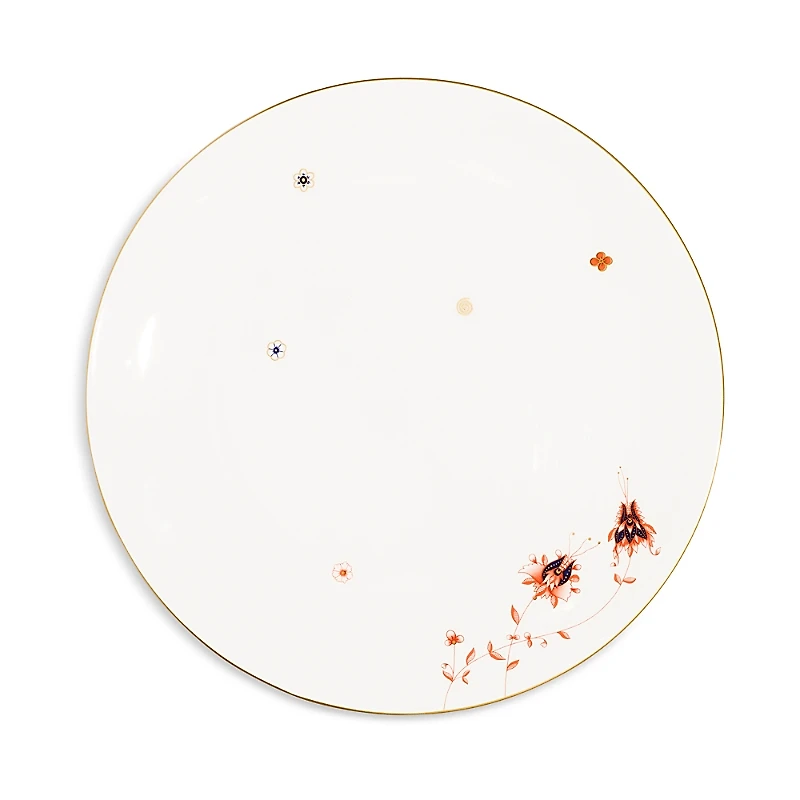 Richard Brendon Dragon Flower Coupe Side Plate, Set of 2