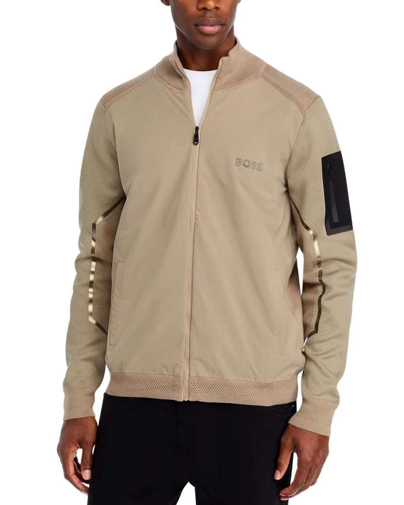Zhino Mixed Media Jacket