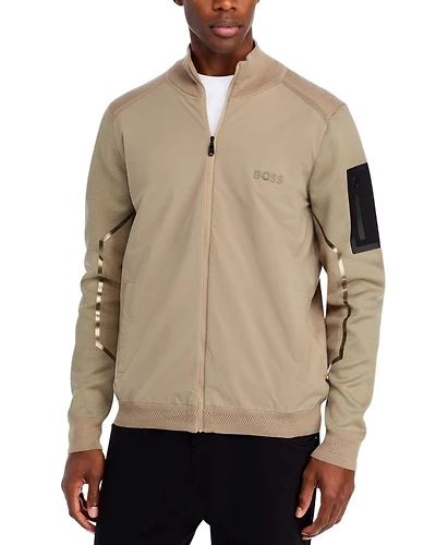 Zhino Mixed Media Jacket