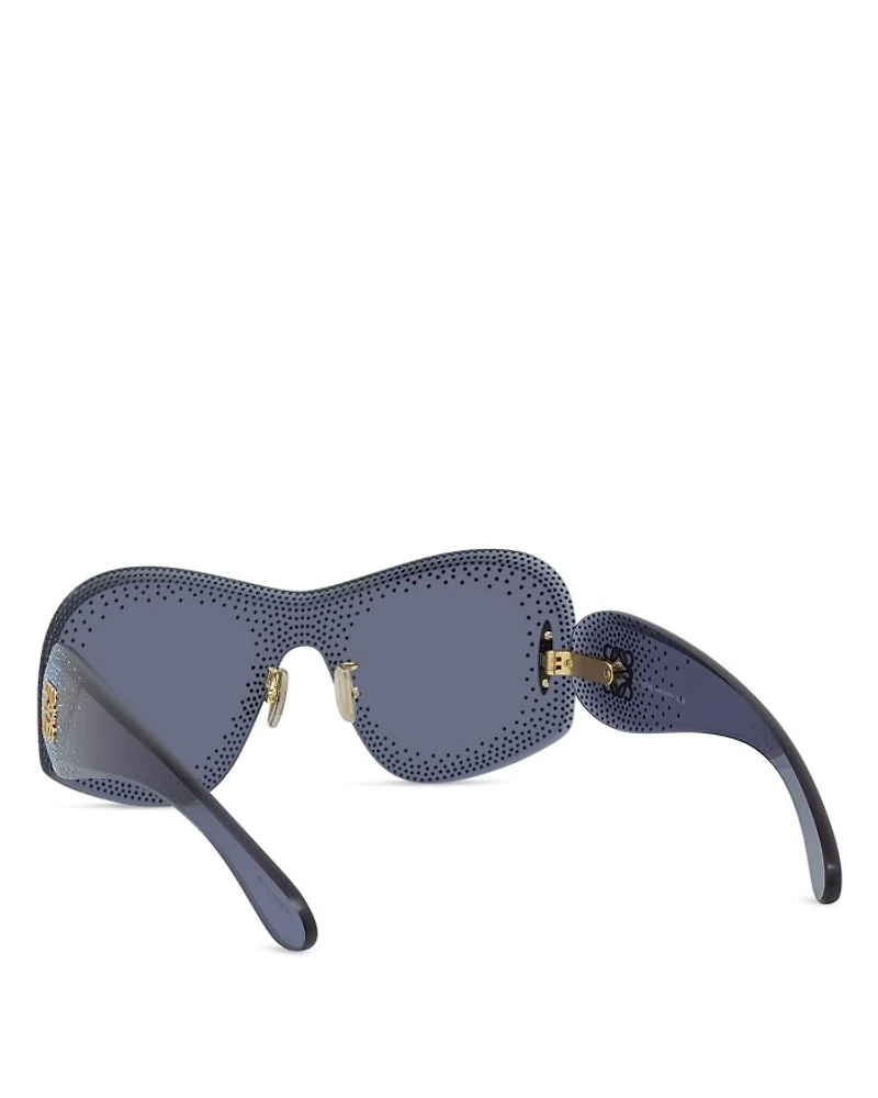 Anagram Blue Mask Sunglasses, 144mm