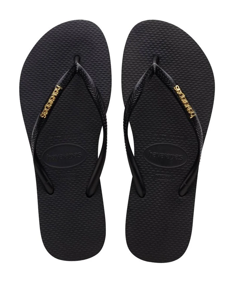 Women's Slim Logo Flip Flop Sandals