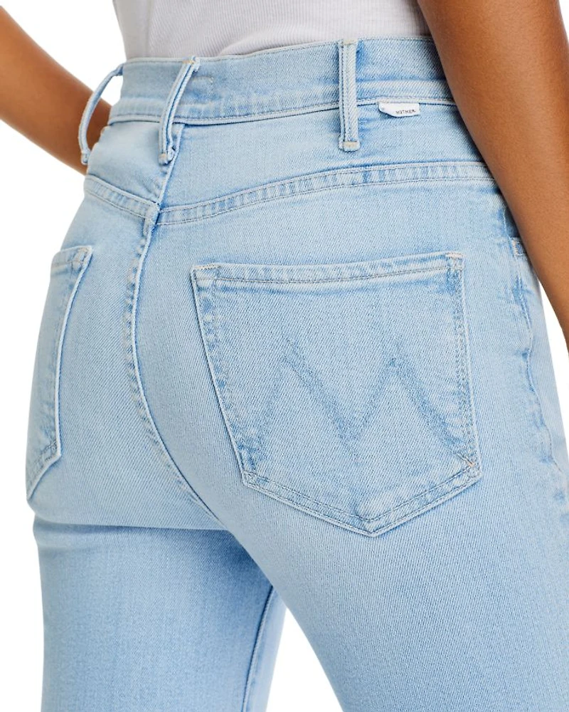 The Hustler Fray High Rise Ankle Jeans Ball Your Court