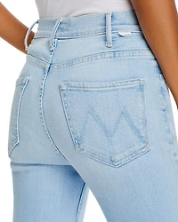 The Hustler Fray High Rise Ankle Jeans Ball Your Court