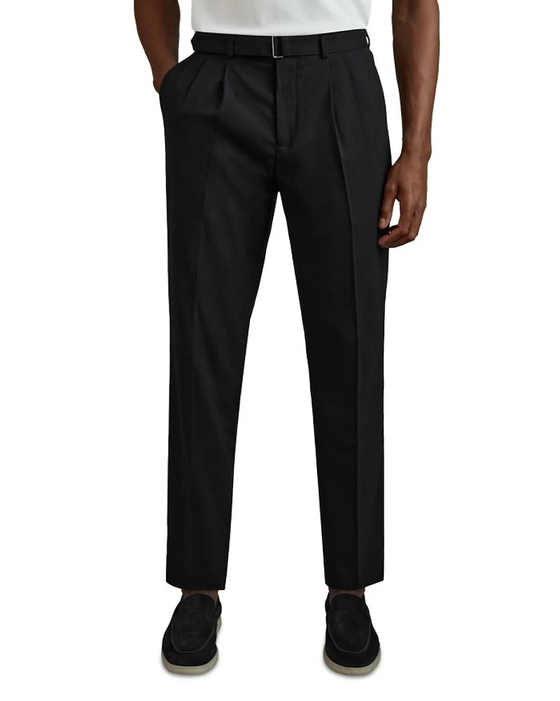 Pin Belted Trousers