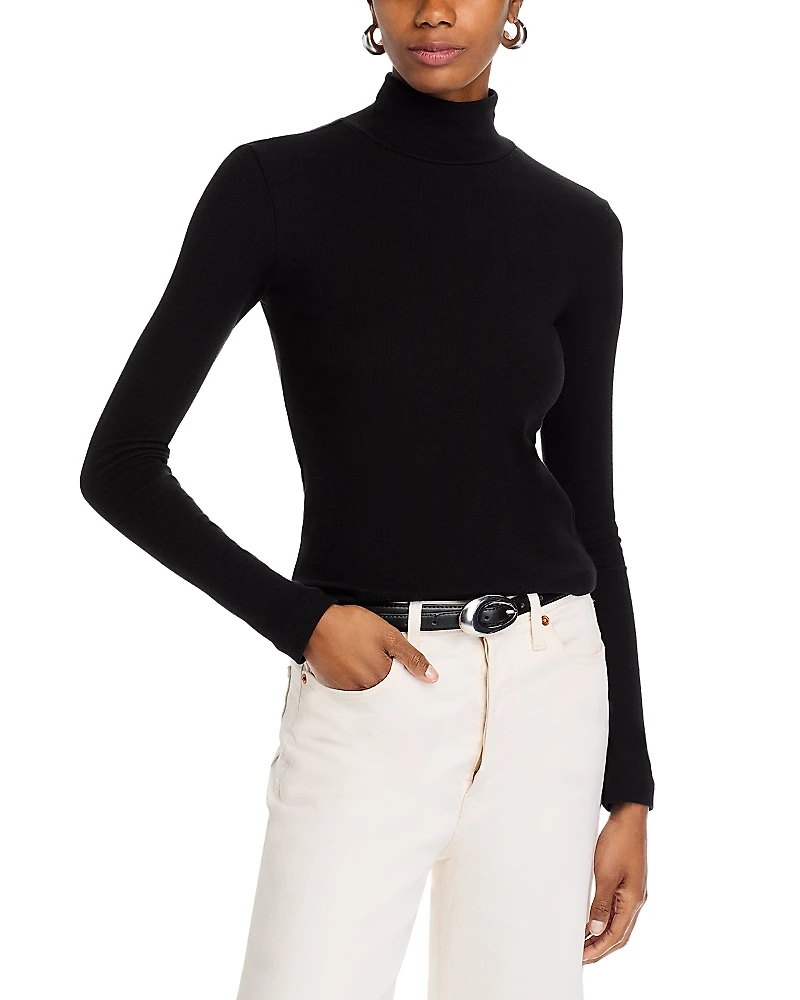 Velvet by Graham & Spencer Long Sleeve Mock Neck Top