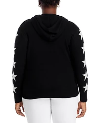 Cashmere Star Sleeve Hoodie Sweater - Exclusive