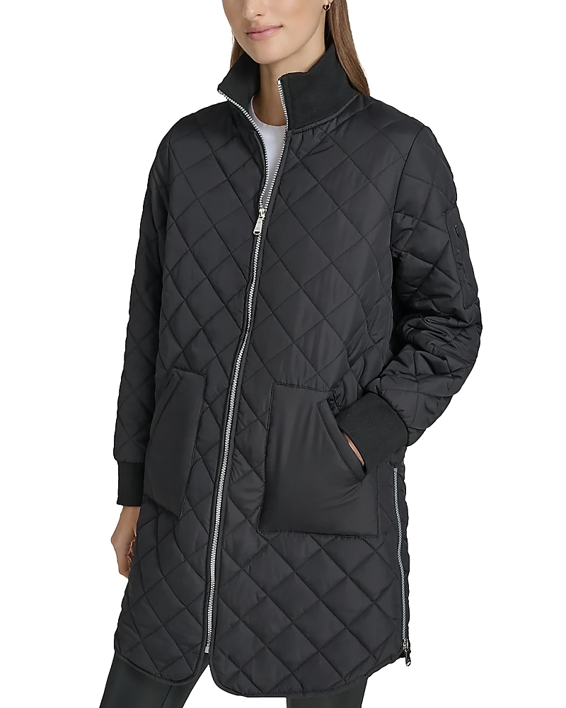 Marc New York Ladies Woven Quilted Jacket