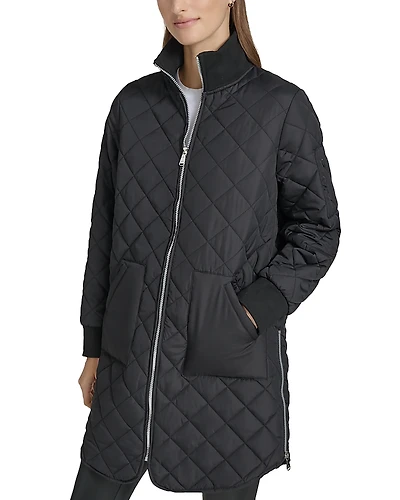 Marc New York Ladies Woven Quilted Jacket