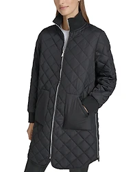 Marc New York Ladies Woven Quilted Jacket