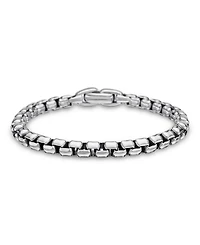 Men's Box Chain Bracelet Sterling Silver