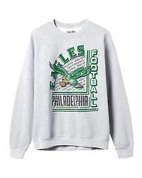 Junk Food Clothing Unisex Nfl Philadelphia Eagles Backfield Crew Fleece Sweatshirt