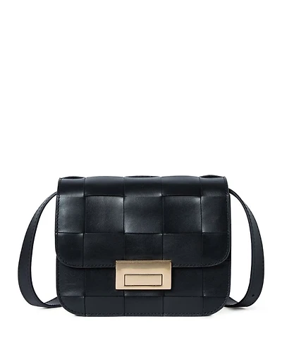 Desi Woven Leather Crossbody
