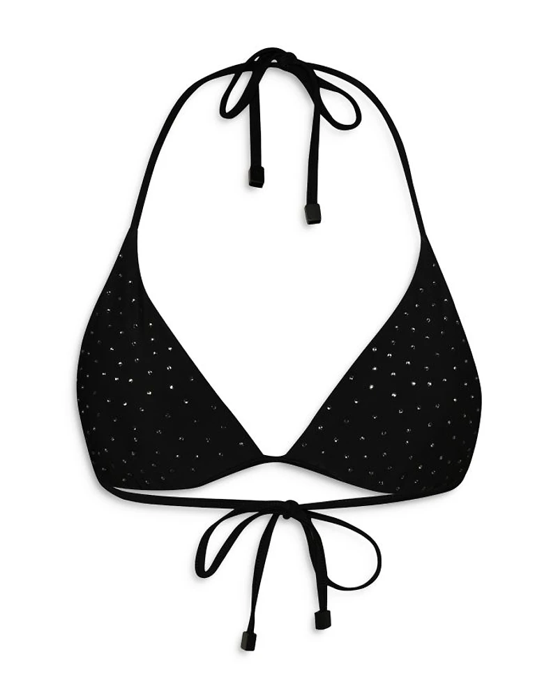 Annabelle Shine Studded Triangle Top