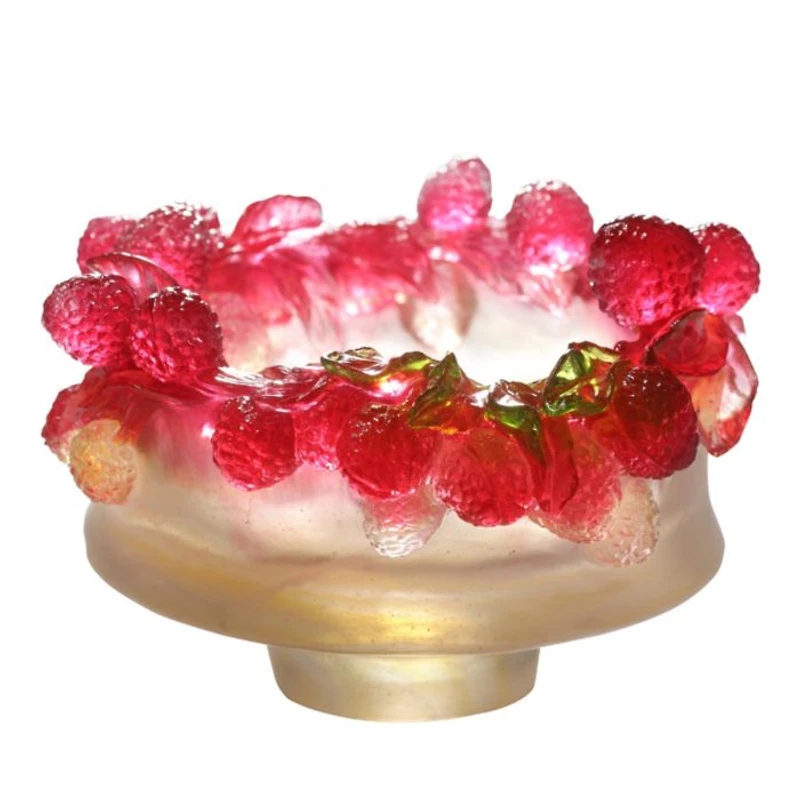 Bowl, Lychee, A Thousand Blessings and Good Fortune