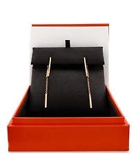 Medium Ever Chaine d'Ancre Dangling Earrings 18K Rose Gold