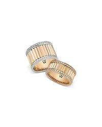 18K Rose Gold & Diamond Clive Fluted Band Ring, 0.68 tcw