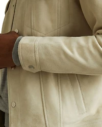 Eden Suede Trucker Jacket