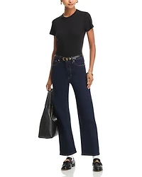 Le Sleek Straight High Rise Cropped Jeans Stargirl