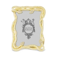 Olivia Riegel Gold Serpentina 5 x 7 Frame