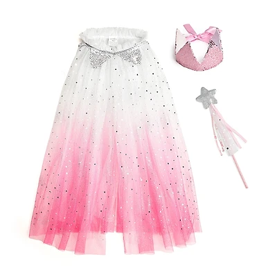 Sweet Wink Girl Pink Princess Dress Up Kit - Ages 3+ years