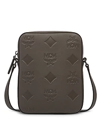 Mcm Klassik Mini Maxi Monogram Embossed Leather Crossbody Bag