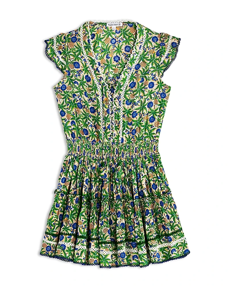 Poupette St. Barth Girls' Anais Mini Dress - Little Kid, Big Kid