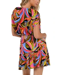 Tropic Waves Swim Cover-Up Dress