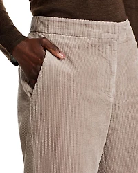 Cotton Corduroy Wide Leg Pants