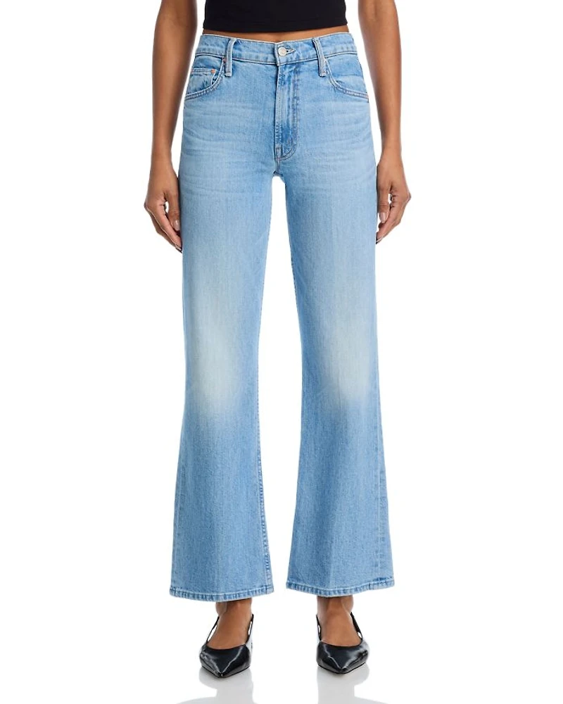 The Bookie High Rise Ankle Wide Leg Jeans Puzzled