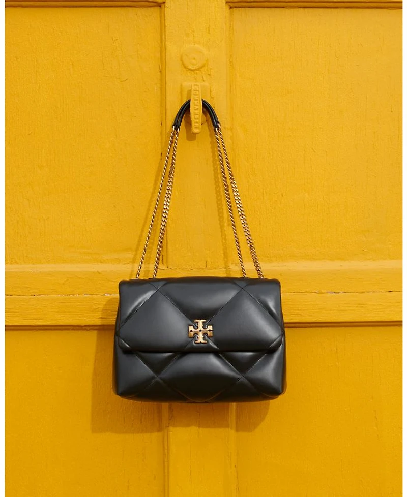 Kira Diamond Quilted Leather Convertible Shoulder Bag