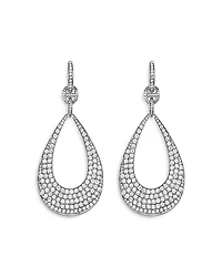 Hoorsenbuhs 18K White Gold Pave Drop Earrings