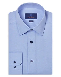 Slim Fit Textured Dress Shirt