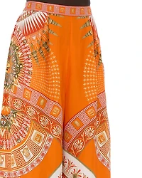 Silk Wide Leg Pants