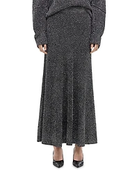 Helmut Lang Lurex Maxi Skirt