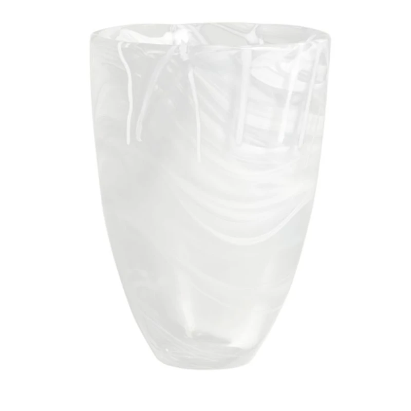 Contrast Vase, White